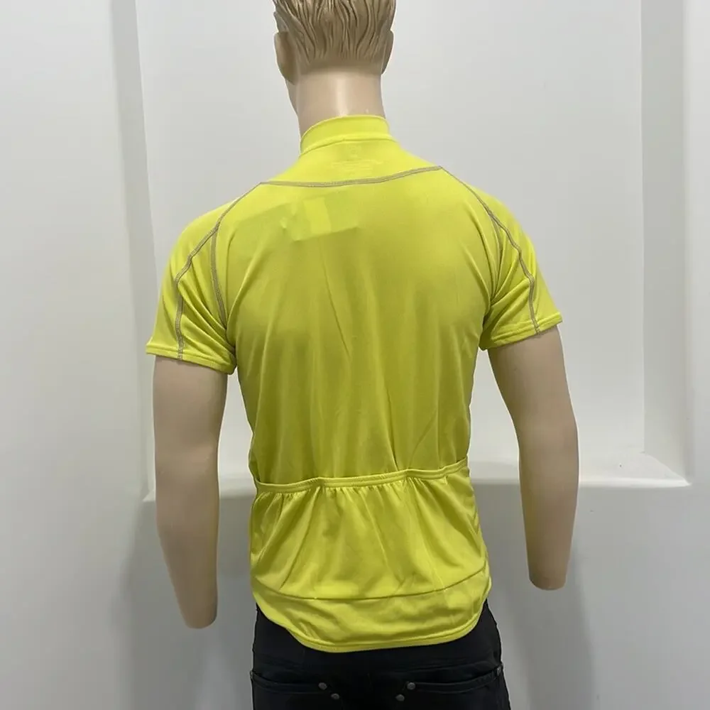 ecos Performance Wear Short Sleeve  T-Shirt Green Zipper Pockets Size  M NWT - Picture 2 of 9